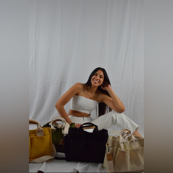 This Canvas Bag is perfect for School, daily, beach, business. - Picture 11 of 16